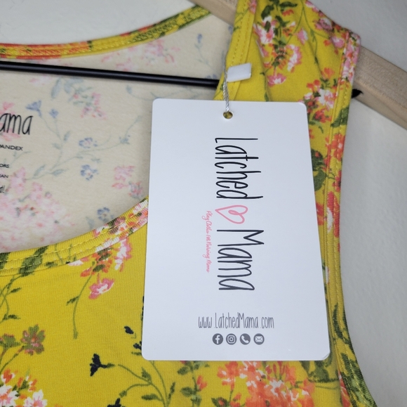 NWT Latched Mama Classic Cotton Sundress, sz xs - Picture 6 of 6